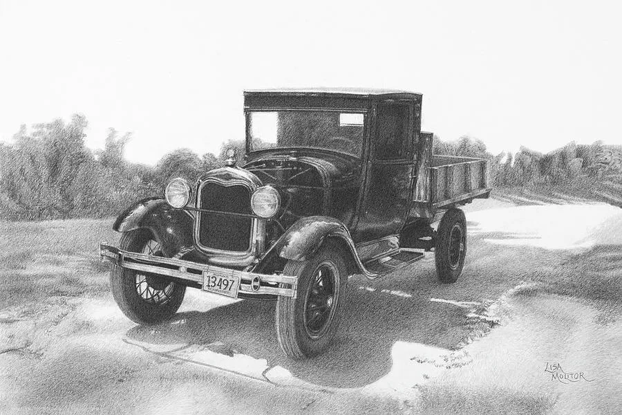 Ford AA truck carrying the expedition gear