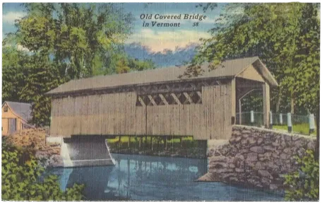 Old covered bridge near Cobb's Corners